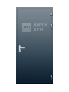 Противопожарная дверь EIWs-45 глухая алюминиевая ДП-569